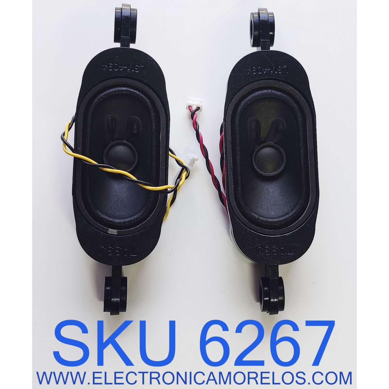 KIT DE BOCINAS PARA TV INFOCUS / NUMERO DE PARTE 190612 / 8Ω 10w / LSM-4094 / MODELO IM-49US820	